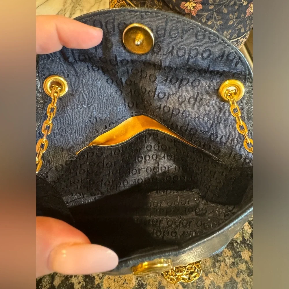 Rodo black leather shoulder bag - Picture 11 of 14